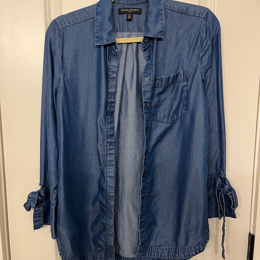 Banana Republic Denim Blue Shirt